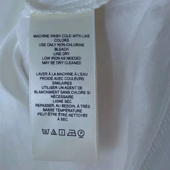 Free People Emory Drop-Waist Midi Skirt Women's Medium White Nylon Tiered NEW - Picture 6 of 6